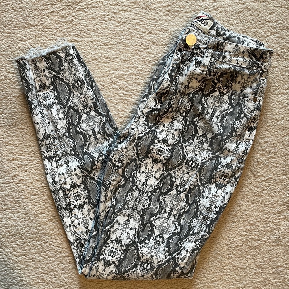 Animal Print Jeans